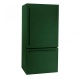 Combina frigorifica cu doua usi IO-MABE, culoare verde, maner design culoare verde