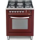 Aragaz Lofra Rainbow PR76GVT/CI, gaz, 70x60cm, 5 arzatoare, grill electric, timer, aprindere electronica, rosu