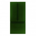 Combina frigorifica cu trei usi IO-MABE, culoare verde mat, maner design verde