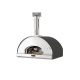 Cuptor de pizza pe lemne FONTANA FORNI, dimensiuni exterioare D 85,5 x L 98 x H 114 cm, inox