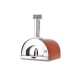 Cuptor de pizza pe lemne FONTANA FORNI, dimensiuni exterioare D 85,5 x L 78 x H 196 cm, inox