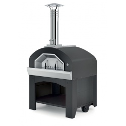 Cuptor de pizza pe lemne FONTANA FORNI, dimensiuni exterioare D 99,5 x L 121,8 x H 158 cm