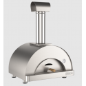 Cuptor de pizza pe lemne OVENEAT, capacitate 1 pizza, culoare otel inoxidabil