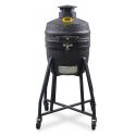 Gratar ceramic cu carucior GRLLR Ember Classic 16 inchi, culoare negru mat