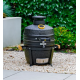 Gratar pe gaz cu suport GRLLR Ember Classic 16 inchi, culoare negru lucios