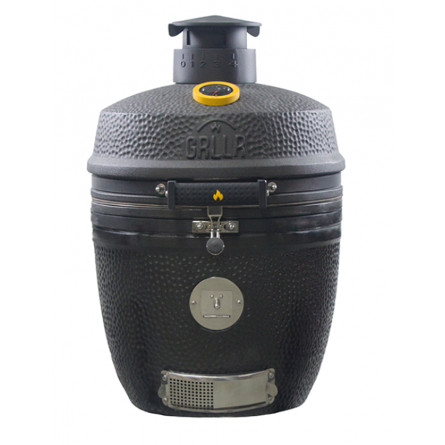 Gratar pe gaz cu suport GRLLR Ember Classic 18 inchi, culoare negru lucios