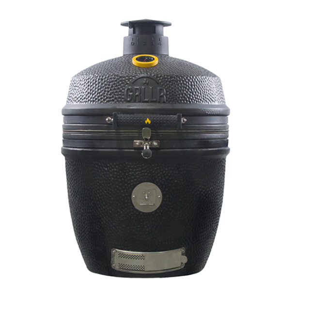 Gratar pe gaz cu suport GRLLR Ember Classic 22 inchi, culoare negru lucios