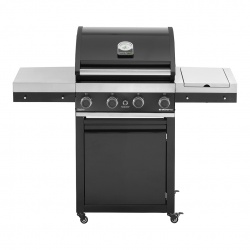 Gratar de exterior Premium G4 GRANDPRO, cu 4 arzatoare din otel inoxidabil