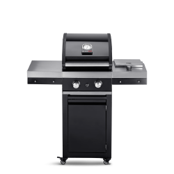 Gratar de exterior Classic G2 GRANDPRO, cu 2 arzatoare puternice din otel inoxidabil 304.