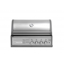 Gratar de exterior incorporat Pro Elite 4 Built in GRANDPRO, 4 arzatoare principale din otel inoxidabil