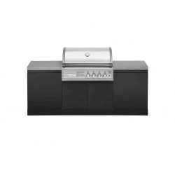 Bucatarie exterioara modul insula Seria 215 Crossray GRANDPRO, Dimensiuni: 2150 x 900 x 615 mm