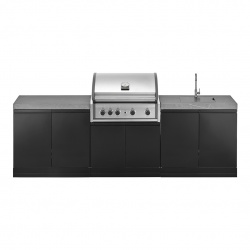 Bucatarie exterioara modul chiuveta Seria 262 Pro Elite GRANDPRO, Dimensiuni: 2620 x 900 x 600 mm