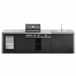 Bucatarie exterioara modul frigider si chiuveta Seria 299 Premium G4 Plus GRANDPRO, Dimensiuni: 2990 x 900 x 600 mm