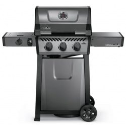 Gratar pe gaz cu carucior NAPOLEON FREESTYLE F365 SB GAZ, material pentru grila de gatit fonta portelan
