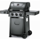 Gratar pe gaz cu carucior NAPOLEON FREESTYLE F365 SB GAZ, material pentru grila de gatit fonta portelan