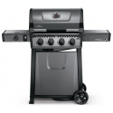 Gratar pe gaz cu 4 arzatoare NAPOLEON FREESTYLE F425 SB, material pentru grila de gatit fonta portelan