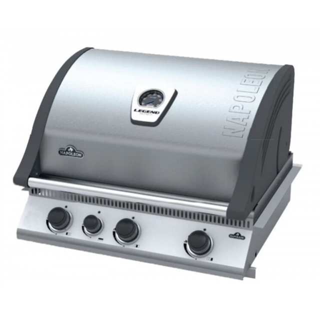 Gratar incorporat pe gaz NAPOLEON BILD485RB, material pentru grila de gatit fonta portelan