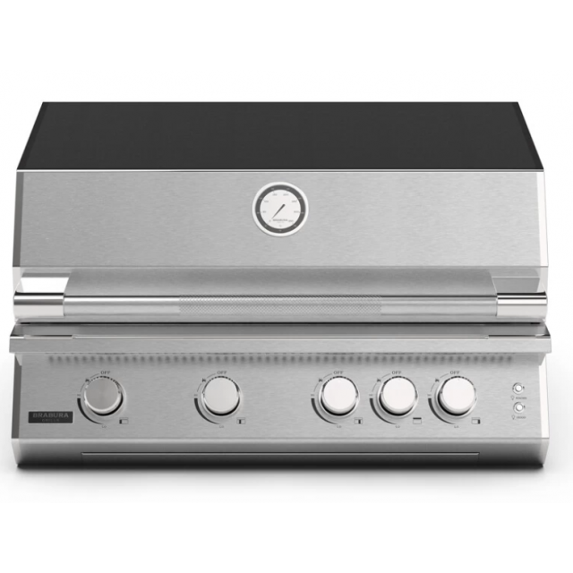 Gratar incorporat pe gaz BRABURA FUSION 400 RS ,material pentru grila de gatit oţel inoxidabil