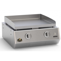 Gratar pe gaz tip plancha BRABURA CLASA L INOX 20, material pentru grila de gatit oţel inoxidabil
