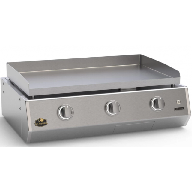 Gratar pe gaz tip plancha BRABURA CLASA L INOX 30, material pentru grila de gatit oţel inoxidabil