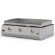 Gratar pe gaz tip plancha BRABURA CLASA L INOX 30, material pentru grila de gatit oţel inoxidabil