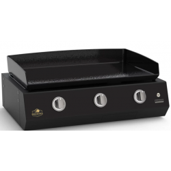 Gratar pe gaz tip plancha BRABURA CLASA L CLASS MATTE 30, material pentru grila de gatit fonta emailata