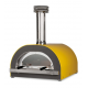 Cuptor pentru pizza pe lemne CLEMENTI GOLD, dimensiuni camera de coacere 80×60cm, culoare galben Cuptor pentru pizza pe lemne CLEMENTI GOLD, dimensiuni camera de coacere 80×60cm, culoare galben
