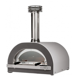 Cuptor pentru pizza pe lemne CLEMENTI GOLD, dimensiuni camera de coacere 60×60cm, culoare alb