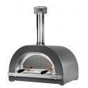 Cuptor pentru pizza pe lemne CLEMENTI GOLD, dimensiuni camera de coacere 80×60cm, culoare otel inoxidabil