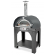 Cuptor pentru pizza pe gaz CLEMENTI PULCINELLA, dimensiuni camera de coacere 80×60cm, culoare antracit