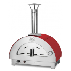 Cuptor pentru pizza pe gaz CLEMENTI CLEMENTINO, dimensiuni camera de coacere 60×40cm, culoare rosu