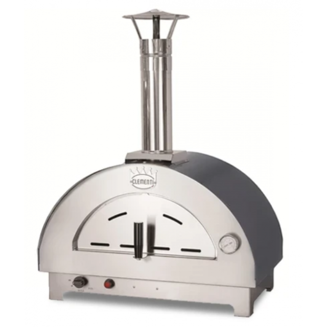 Cuptor pentru pizza pe gaz CLEMENTI CLEMENTINO, dimensiuni camera de coacere 60×40cm, culoare antracit