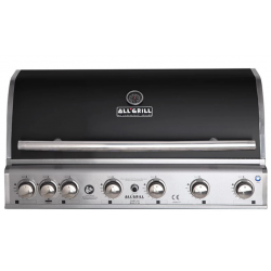 Gratar incorporat pe gaz ALLGRILL CHEF XL, material pentru grila de gatit otel inoxidabil, culoare negru