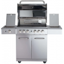 Gratar pe gaz cu carucior ALLGRILL ALLROUNDER L Steakzone, material pentru grila de gatit fonta portelan