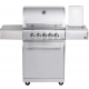 Gratar pe gaz cu carucior ALLGRILL ALLROUNDER CHEF M, material pentru grila de gatit otel inoxidabil