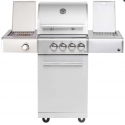 Gratar pe gaz cu carucior ALLGRILL ALLROUNDER CHEF S Steakzone, material pentru grila de gatit otel inoxidabil