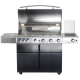 Gratar pe gaz cu carucior ALLGRILL ALLROUNDER CHEF XL Steakzone, material pentru grila de gatit otel inoxidabil, negru Gratar pe gaz cu carucior ALLGRILL ALLROUNDER CHEF XL Steakzone, material pentru grila de gatit otel inoxidabil, negru