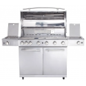 Gratar pe gaz cu arzator si steakzone ALLGRILL CHEF XL, material pentru grila de gatit otel inoxidabil