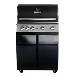 Gratar pe gaz ALLGRILL CHEF L-BLACK, material pentru grila de gatit otel inoxidabil