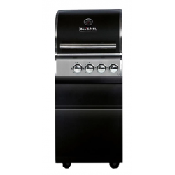 Gratar pe gaz ALLGRILL CHEF S-BLACK, material pentru grila de gatit otel inoxidabil