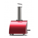 Cuptor de pizza pe lemne, ALFA FORNI MODERN, grilă principală de gătit 60x40 cm, numar de pizza: 1, culoare rosu