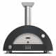 Cuptor de pizza pe gaz, ALFA FORNI MODERN, grilă principală de gătit 60x45 cm, numar de pizza: 2, culoare antracit