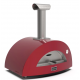 Cuptor de pizza pe lemne, ALFA FORNI MODERN, grilă principală de gătit 70x45 cm, numar de pizza: 2, culoare rosu Cuptor de pizza pe lemne, ALFA FORNI MODERN, grilă principală de gătit 70x45 cm, numar de pizza: 2, culoare rosu