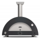 Cuptor de pizza pe gaz, ALFA FORNI MODERN, grilă principală de gătit 80x50 cm, numar de pizza: 3, culoare antracit