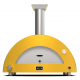 Cuptor de pizza pe gaz, ALFA FORNI MODERN, grilă principală de gătit 80x50 cm, numar de pizza: 3, culoare galben