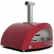 Cuptor de pizza pe gaz, ALFA FORNI MODERN, grilă principală de gătit 85x70 cm, numar de pizza: 5, culoare rosu Cuptor de pizza pe gaz, ALFA FORNI MODERN, grilă principală de gătit 85x70 cm, numar de pizza: 5, culoare rosu