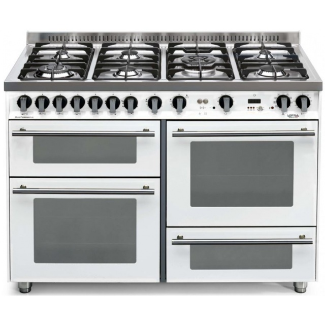 Aragaz Lofra Special120 P126SMFE+MF/2CI, gaz, 120X60cm, 7 arzatoare, 3 cuptoare, grill electric, timer, inox
