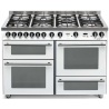 Aragaz Lofra RBI66MFT/CI, 60x60 cm, gaz, 4 arzatoare, grill, aprindere electronica, timer, crem