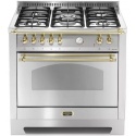Aragaz Lofra Dolcevita RSG96GVGT/CI, 90x60 cm,cuptor gaz, 5 arzatoare, grill, aprindere electronica, timer, inox