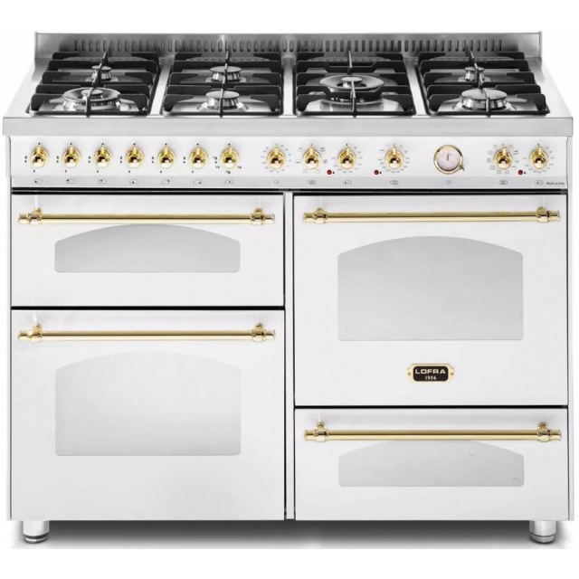 Aragaz Lofra RBI66MFT/CI, 60x60 cm, gaz, 4 arzatoare, grill, aprindere electronica, timer, crem